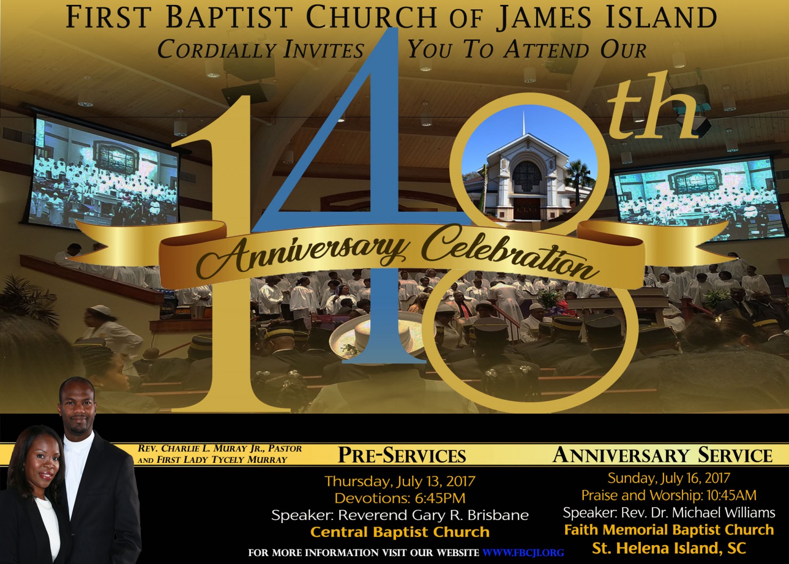 145th Church Anniversary – First Baptist Church of James Island